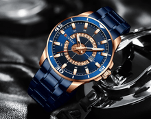 Load image into Gallery viewer, Men's Modern Sports Waterproof Watch Luxury Unique Design Fluorescent Hands Perfect Gift