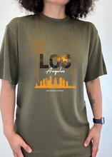 Load image into Gallery viewer, Los Angeles Unisex Bamboo Viscose/Organic Cotton Short Sleeve Graphic T-Shirt