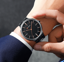 Load image into Gallery viewer, Men's Waterproof Watch With Shining Bracelet In Five Modern Designs Perfect Gift For Your Loved One
