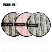 Load image into Gallery viewer, 1/3PCS New Makeup Removal Sponge Flutter Wash Cotton Flapping Reusable Wet Sponge Face Puff Soft Natural Cleaner Premium Microfiber Cloth