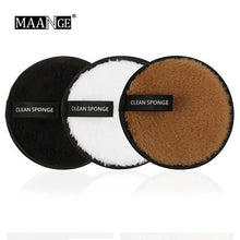 Load image into Gallery viewer, 1/3PCS New Makeup Removal Sponge Flutter Wash Cotton Flapping Reusable Wet Sponge Face Puff Soft Natural Cleaner Premium Microfiber Cloth