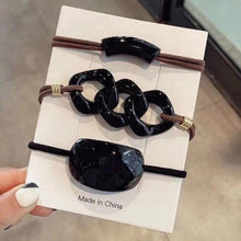 Load image into Gallery viewer, 1/3Pcs/Set Women Scrunchie Hair Ties Ponytail Holder Headband Rubber Bands Fashion Elastic Hair Bands Hair Rope Gorgeous Hair Accessories For Women