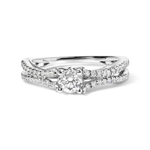 Load image into Gallery viewer, 14K White Gold 5/8 Cttw Diamond Split Shank Engagement Ring (G-H Color, VS2-SI1 Clarity) - Size 7