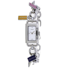 Load image into Gallery viewer, Coach Women's Silver Stainless Steel White Dial