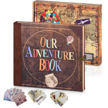 Load image into Gallery viewer, 146 page Travel Photo Album Journal Adventure Book For Traveling Office Home School Business Writing Gift Memory Album Cover Refillable Notebook Photo Album