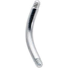 Load image into Gallery viewer, 14G 316l Stainless Steel Replacement Curved Barbell 3/8