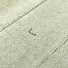 Load image into Gallery viewer, 20G Stainless Steel Light Blue Gem Micro Nose Ring L-Shaped