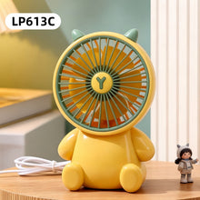 Load image into Gallery viewer, Creative Cartoon Bear Desktop Mini Fans Big Wind Desktop Portable USB Charging Handheld Fan Portable Air Conditioning Handheld Cooling Fan Charging Usb Fan Portable Handheld Fan