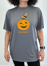 Load image into Gallery viewer, Halloween Pumpkin Unisex Bamboo Viscose/Organic Cotton Short Sleeve Graphic T-Shirt