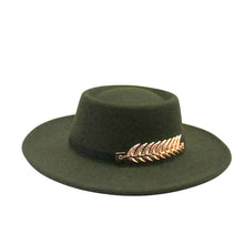 Load image into Gallery viewer, Autumn Winter Women Men Vintage Fedora Women's Foldable Short Brim Floppy Hat Gentleman Elegant Warm Hats Lady Party Luxury Caps Classic Summer Beach Sun Hat