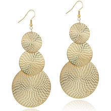 Load image into Gallery viewer, 14K Gold Drop Dangle Earrings