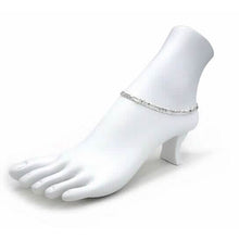 Load image into Gallery viewer, 14k Yellow Gold Filled High Polish Finsh Figaro Link Anklet 5mm 9.5'' White/Yellow