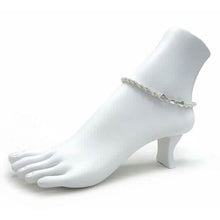 Load image into Gallery viewer, 14k Yellow Gold Filled High Polish Finsh Rope Link Anklet 5mm 10'' White/Yellow