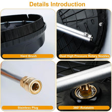 Load image into Gallery viewer, 15" High Pressure Flat Surface Cleaner
