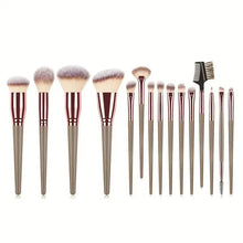 Load image into Gallery viewer, 15-Pieces Set: Professional Makeup Brush