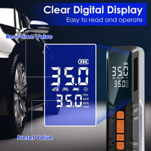 Load image into Gallery viewer, 150 PSI Portable Tire Inflator Cordless Digital Air Compressor