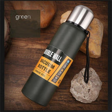 Load image into Gallery viewer, 1500ml Water Bottle Stainless Steel Cold Hydroflask Thermos Large Capacity Thermal Mug Cup Sport Cycling Vacuum Flask Insulated Vacuum Insulated Thermos Water Bottle with Wide Mouth Cup BPA-Free Stainless Steel Water Bottles