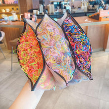 Load image into Gallery viewer, 1500Pcs/Bag Girls Colorful Small Disposable Rubber Bands Children Elastic Hair Bands Ponytail Holder Scrunchie Ponytail Holder Accessories for Women Girls