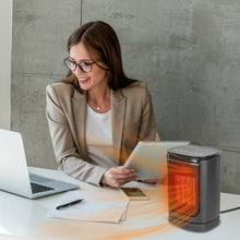 Load image into Gallery viewer, 1500W Electric Space Heater Ceramic Heater Fan with 3 Modes Remote Control Digital Display