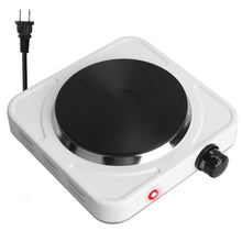 Load image into Gallery viewer, 1500W Portable Heating Hot Plate Stove Countertop with Non Slip Rubber