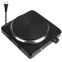 Load image into Gallery viewer, 1500W Portable Heating Hot Plate Stove Countertop with Non Slip Rubber