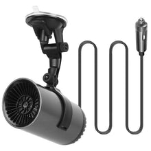 Load image into Gallery viewer, 150W Portable Car Heater 2-in-1 Heating Cooling Fan Rotatable Demister Defroster