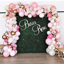 Load image into Gallery viewer, 152PCS Rose Pink And Gold Balloon Garland Arch Kit For Baby Shower Valentine's Day Wedding Kid Birthday Decorations Girl Birthday Party Decoration
