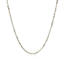 Load image into Gallery viewer, Rhodium Plated 1.7mm Sterling Silver Sparkle Style Chain