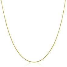 Load image into Gallery viewer, 14k Yellow Gold Thin Motif Round Omega Necklace