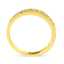 Load image into Gallery viewer, IGI Certified 1/2 Cttw Diamond 10K Yellow Gold Prong Set Beaded Milgrain Band Style Ring (J-K Color, I2-I3 Clarity) - Size 7