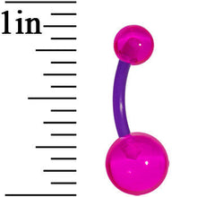 Load image into Gallery viewer, Bioplast Magenta Magic Belly Ring