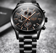 Load image into Gallery viewer, Men's Waterproof Watch With Chronometers And Date Display Unique Design Perfect Gift