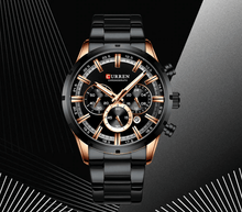 Load image into Gallery viewer, Men's Sports Waterproof Stainless Steel Watch With Chronometers And Special Date Display Unique Design Perfect Gift