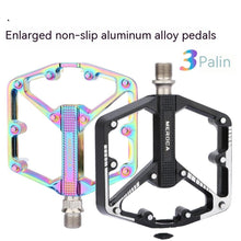 Load image into Gallery viewer, Bicycle Pedal Non-Slip Bike Pedals Aluminum Alloy Flat Platform Applicable Waterproof Cycling Accessories Bike Pedals Road Bicycle Pedals Cleats Set Clipless Pedals Compatible With Road Bikes
