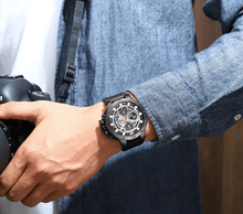 Load image into Gallery viewer, Men's Casual Waterproof Watch With Chronometers And Fluorescent Hands Excellent Design Perfect Gift