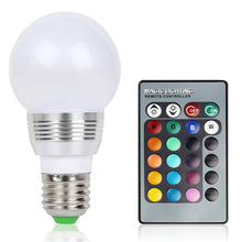 Load image into Gallery viewer, 16 Colors Change LED Bulbs E27 3W RGD Dimmable Mood Lighting Lamp