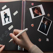 Load image into Gallery viewer, 16-inch 20 Pages Self Adhesive Photo Album DIY Scrapbook Rustic Linen Cloth Cover Personalize Album for Wedding Memory Album Home Decor House Decoration DIY Memorable Gifts For Loved Ones