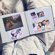 Load image into Gallery viewer, 16-inch 20 Pages Self Adhesive Photo Album DIY Scrapbook Rustic Linen Cloth Cover Personalize Album for Wedding Memory Album Home Decor House Decoration DIY Memorable Gifts For Loved Ones