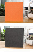 Load image into Gallery viewer, 16-inch 20 Pages Self Adhesive Photo Album DIY Scrapbook Rustic Linen Cloth Cover Personalize Album for Wedding Memory Album Home Decor House Decoration DIY Memorable Gifts For Loved Ones