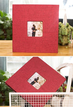 Load image into Gallery viewer, 16 inch Linen DIY Photo Album Lovers Birthday Gift Wedding Photos Baby Photo Album Scrapbook DIY Photo Albums Family Scrapbook Albums Family Anniversary Gift For Couple