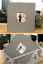 Load image into Gallery viewer, 16 inch Linen DIY Photo Album Lovers Birthday Gift Wedding Photos Baby Photo Album Scrapbook DIY Photo Albums Family Scrapbook Albums Family Anniversary Gift For Couple