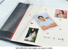Load image into Gallery viewer, 16 inch Linen DIY Photo Album Lovers Birthday Gift Wedding Photos Baby Photo Album Scrapbook DIY Photo Albums Family Scrapbook Albums Family Anniversary Gift For Couple