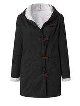 Load image into Gallery viewer, Full Size Pocketed Long Sleeve Hooded Toggle Jacket – Stylish & Functional Outerwear for Women