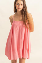 Load image into Gallery viewer, A-Line Flowy Mini Cami Dress with Pockets –Casual & Chic Spaghetti Strap Dress with Functional Pockets for a Relaxed Summer Look