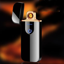 Load image into Gallery viewer, Modern Touch Electric lighter Plasma Lighters Dual arc Lighter USB lighters Flameless Rechargeable Lighter Windproof Lighter Electric lighters for Men Gift Gadgets Accessories