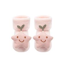 Load image into Gallery viewer, Baby Socks Christmas Anti Slip Short Socks for Baby Newborn Winter Warm Infant Cartoon Girls Boys