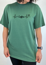 Load image into Gallery viewer, Heartbeat Coffee Unisex Bamboo/Cotton Graphic T-Shirt