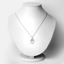 Load image into Gallery viewer, 0.14 Carat Genuine Tanzanite .925 Sterling Silver Pendant