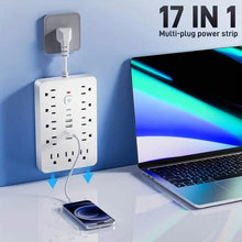 Load image into Gallery viewer, 17-in-1 Power Strip with Overload Protection