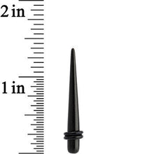 Load image into Gallery viewer, 2G Black UV Acrylic Straight Taper Set